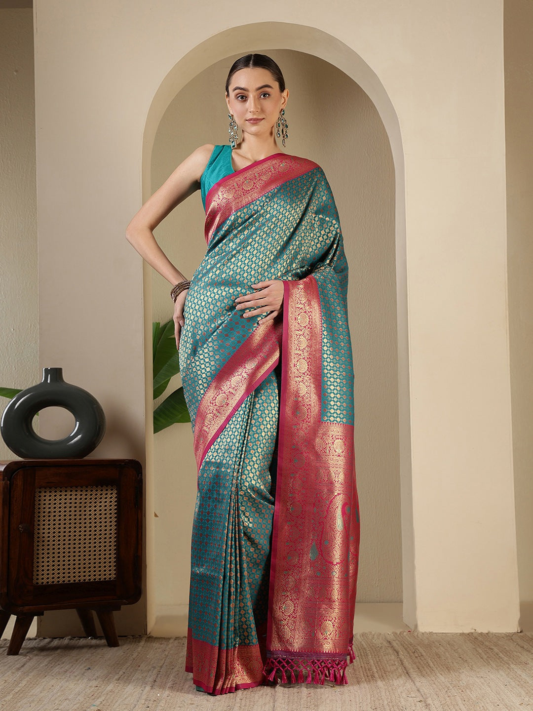 Woven Design Art Silk Saree