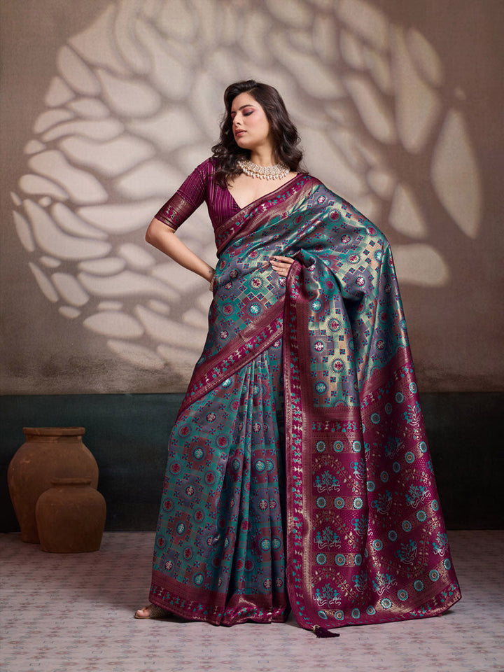 Woven Design Banarasi Silk Saree