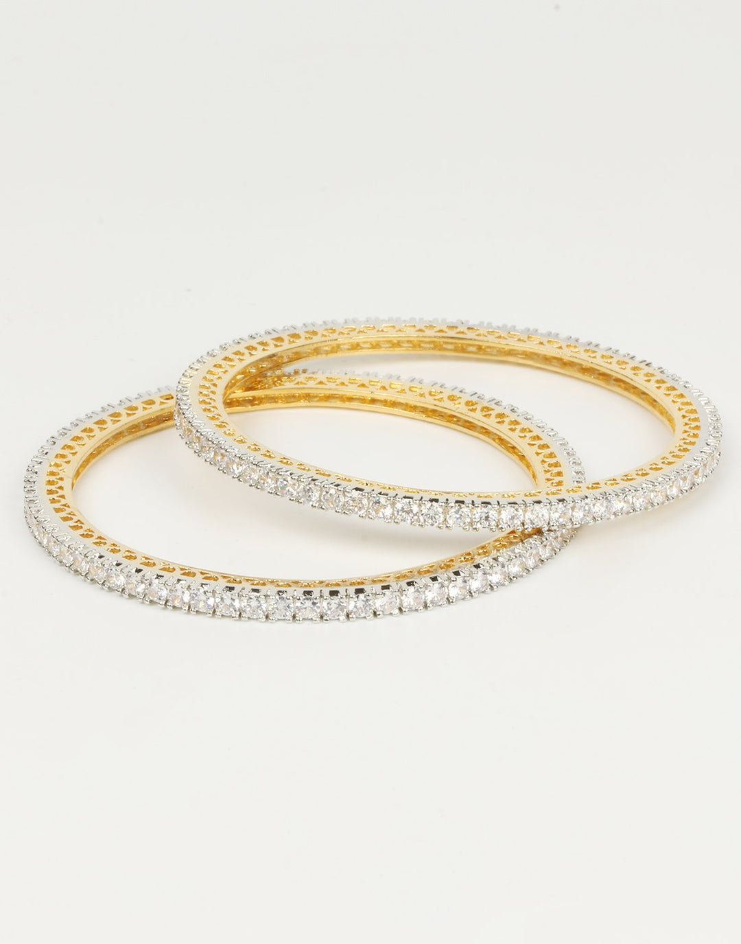 Gold And Diamond Bangles