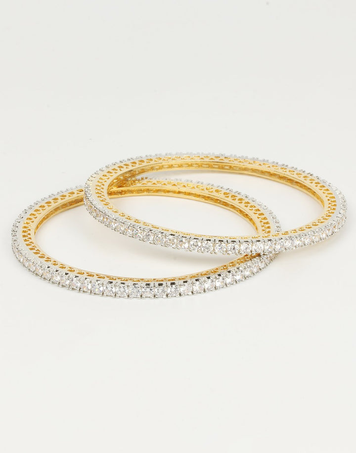 Gold And Diamond Bangles