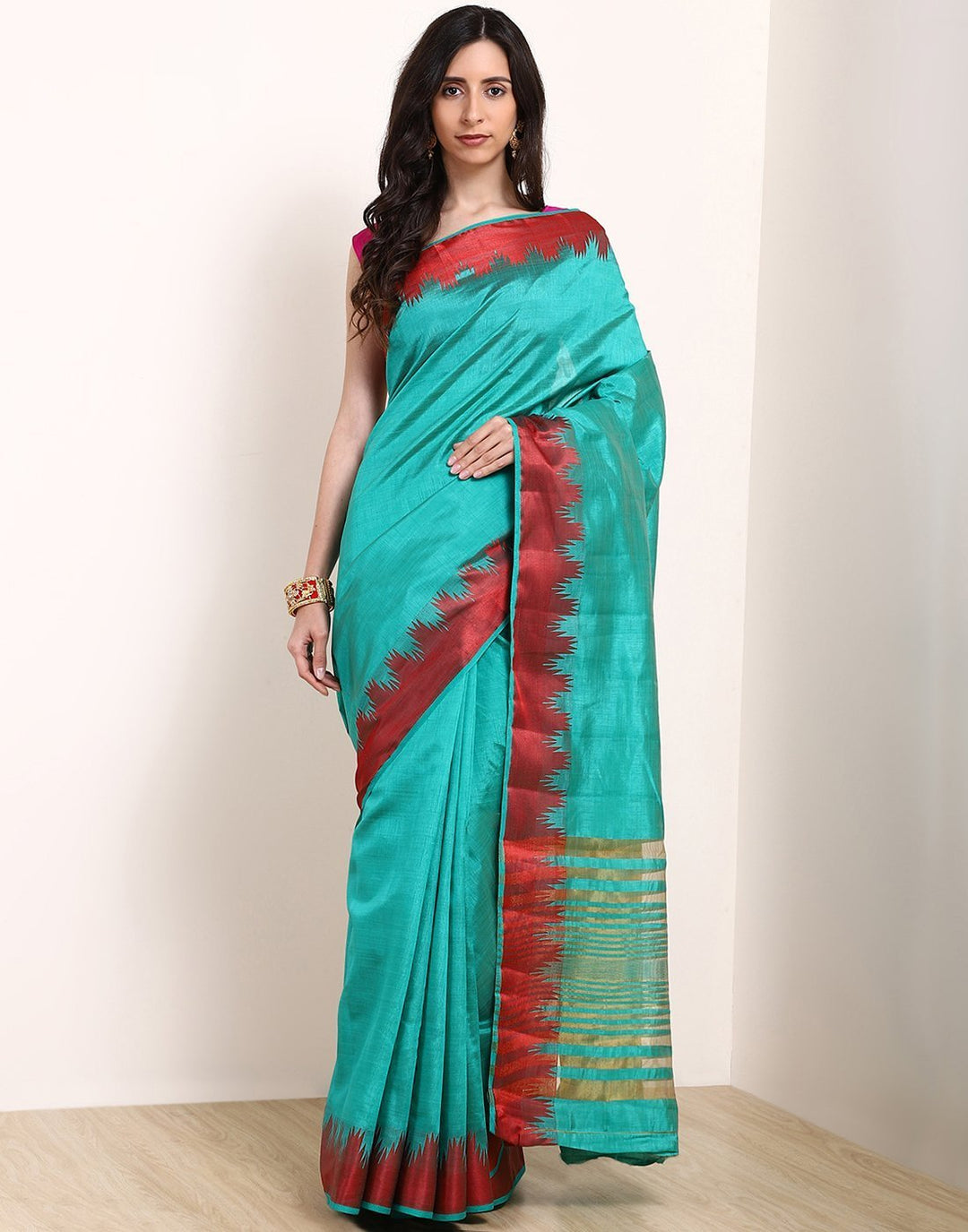 Mustard Art Handloom Saree