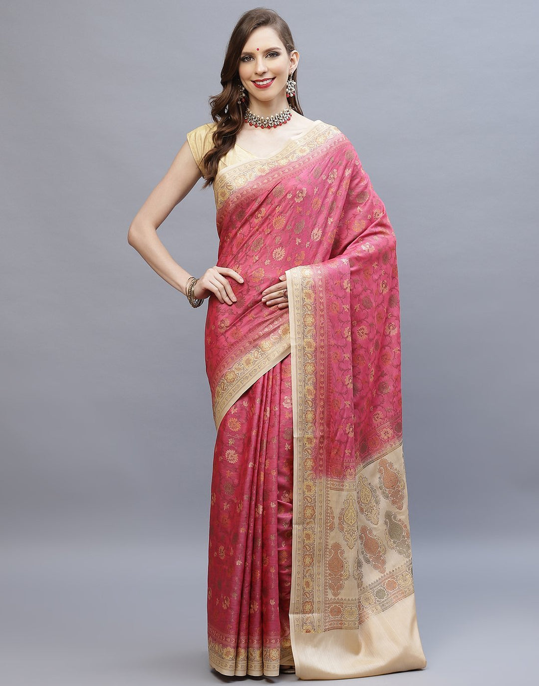 WOVN  TUSSER  SAREE