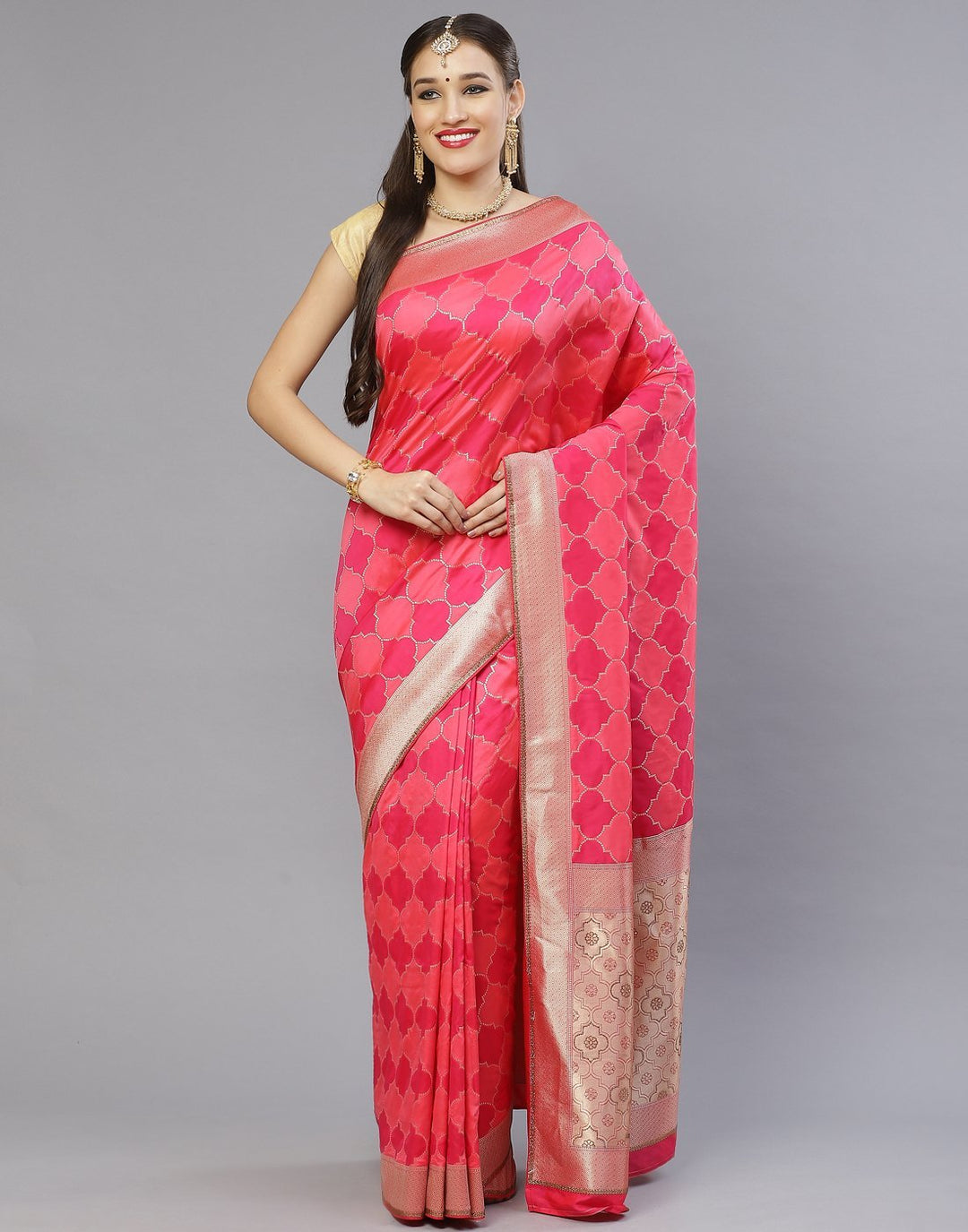 Banarasi Woven Embroidery Saree