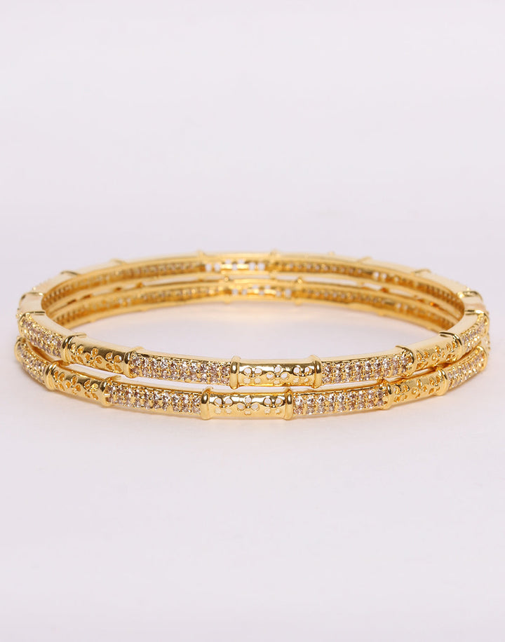 Traditional Gold Toned Bangle Set