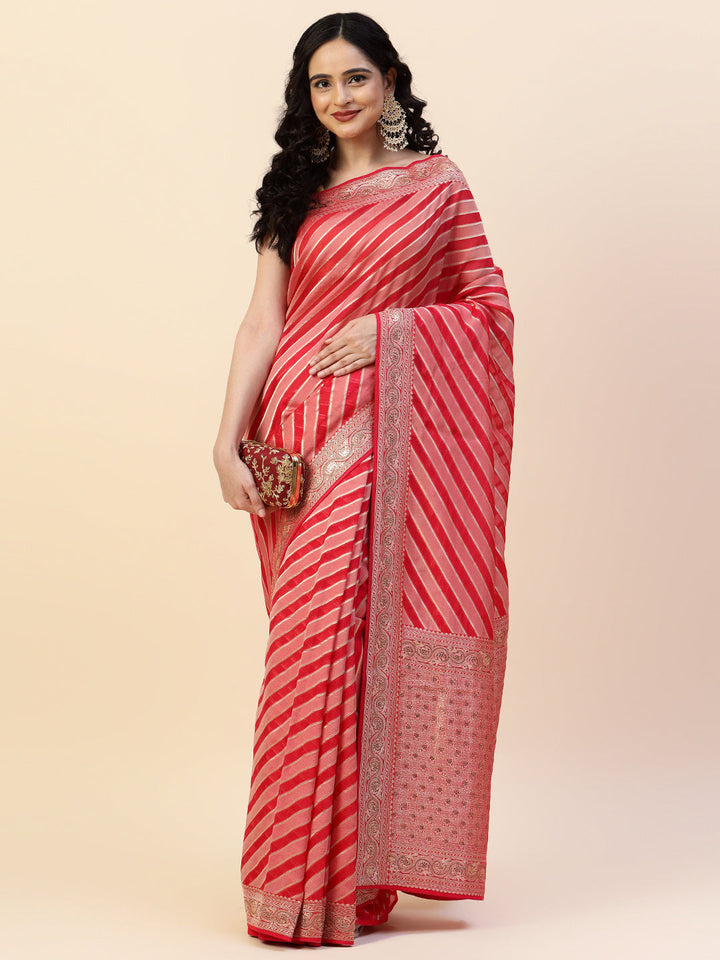 Swarovski Embroidered Organza Saree