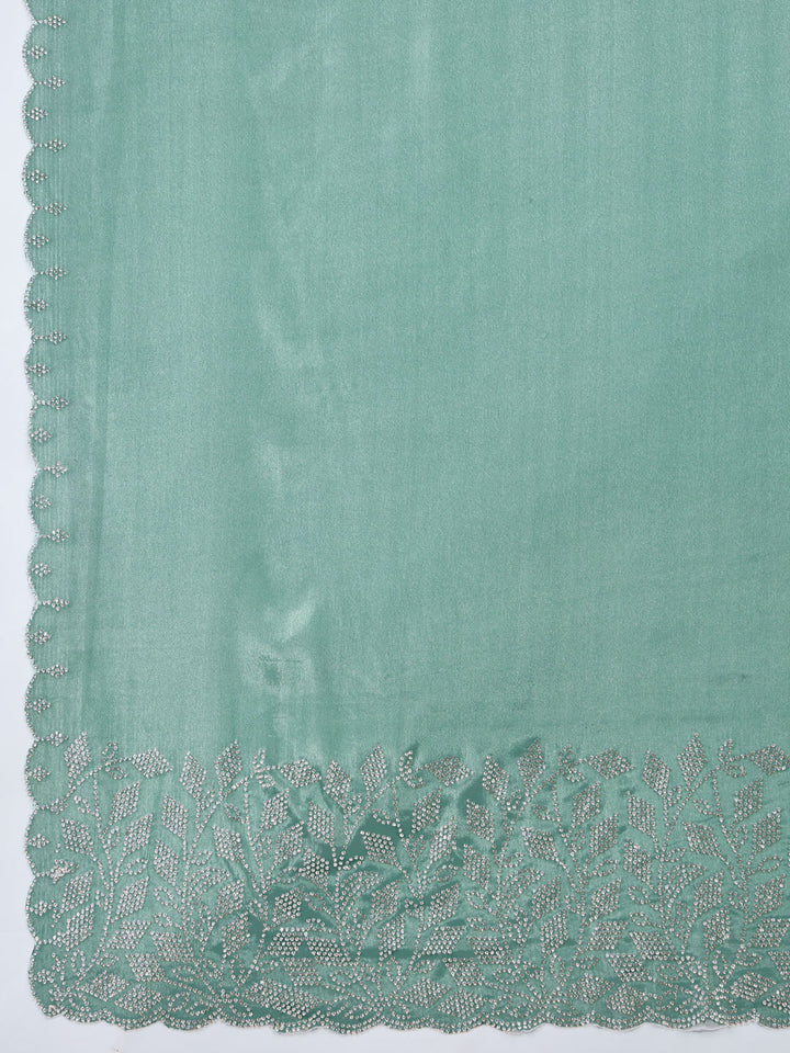 Embroidered Georgette Saree
