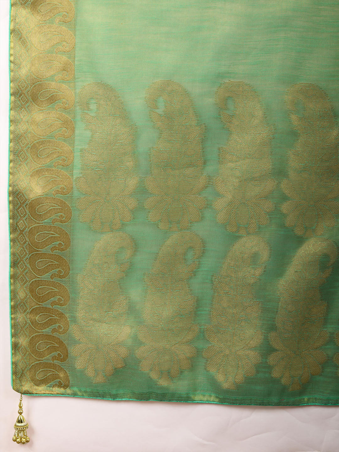 Woven Design Cotton Linen Saree