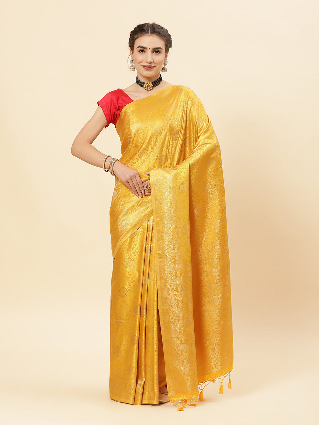 Zari Jaal Art Handloom Saree