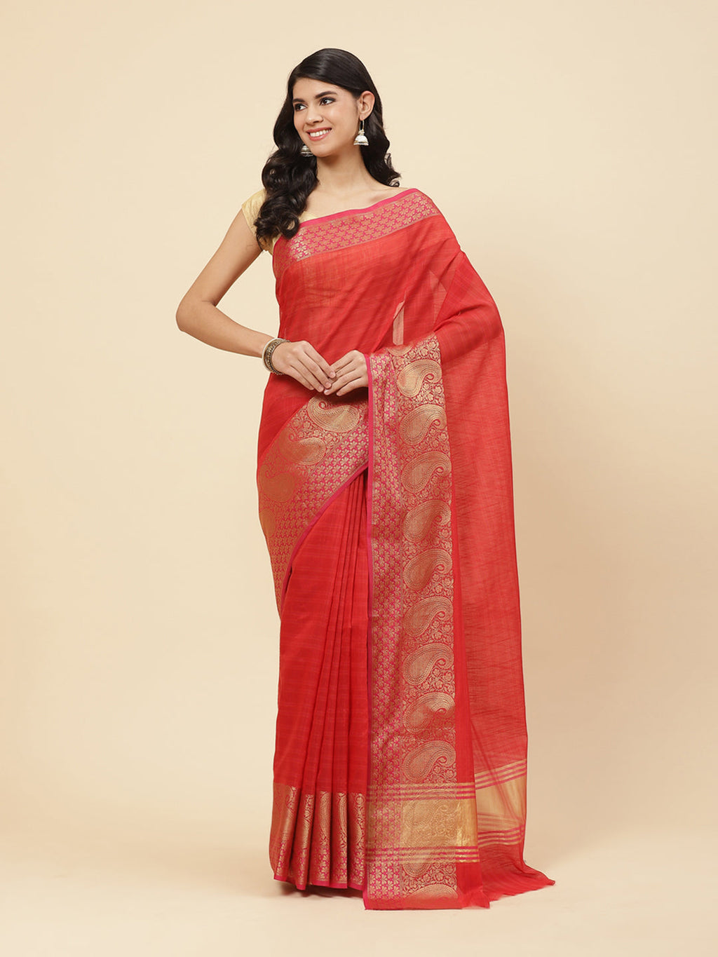 Cotton Wovn Saree