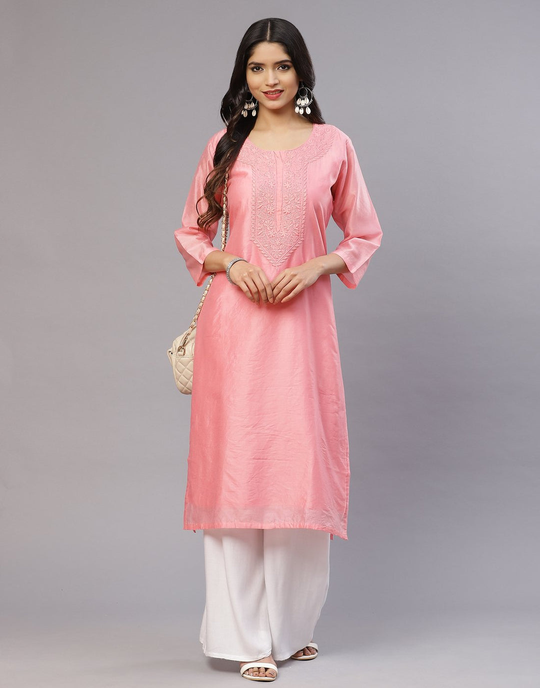 Cotton Chanderi Kurti