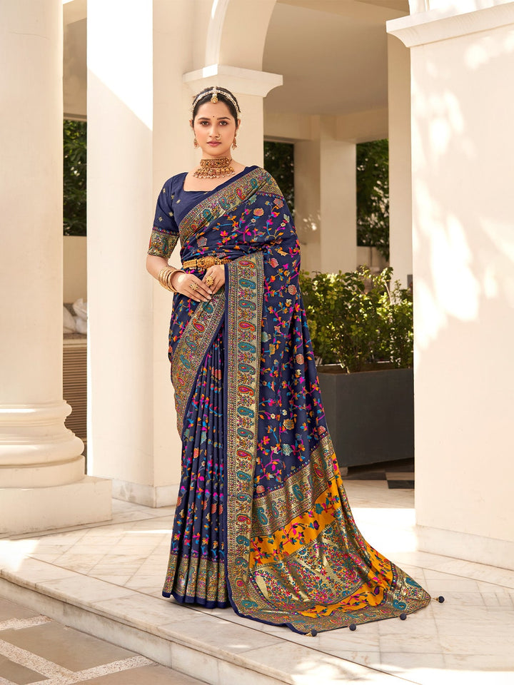Patola Print Art Silk Saree