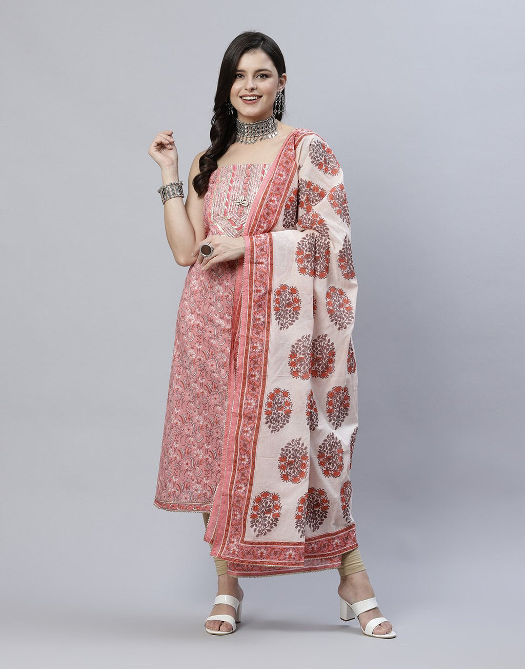 Printed Cotton Suit Piece