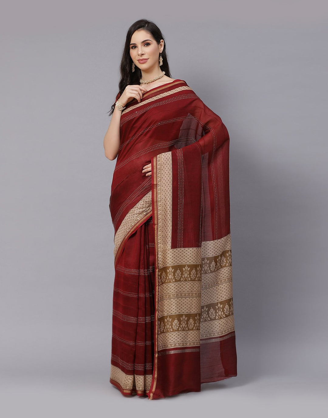 Cotton Printed Saree