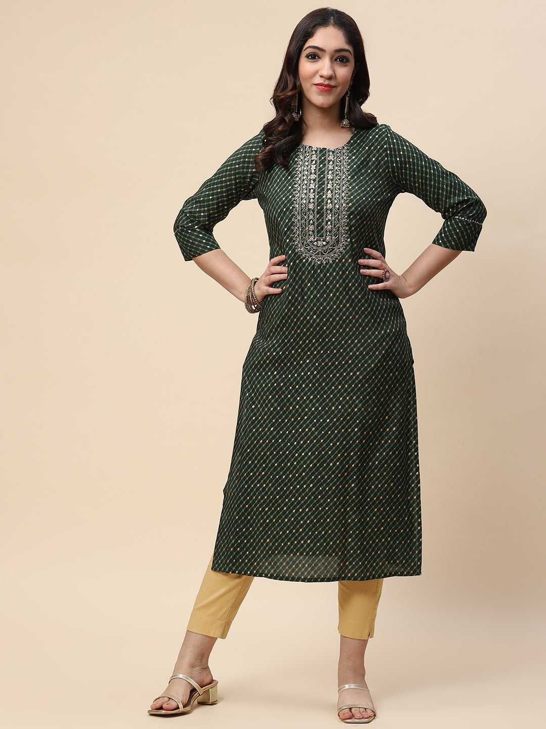 Printed Cotton Kurta