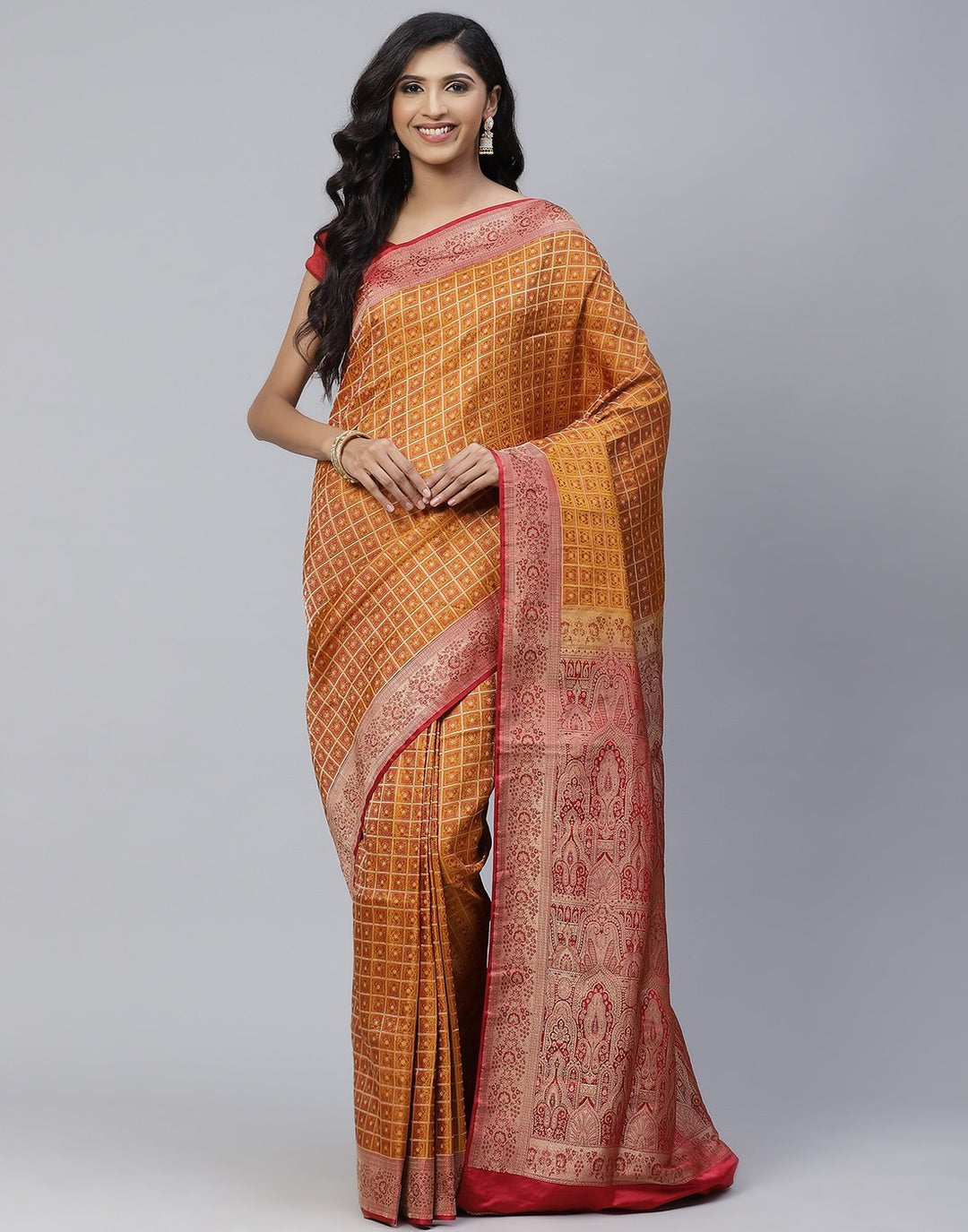 Woven Banarasi Tanchoi Saree