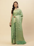 Zari Jaal Cotton Woven Saree