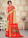 Printed Art Silk Saree