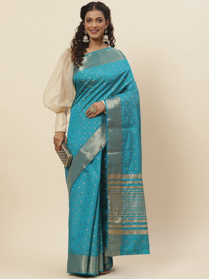 Zari Border Woven Handloom Saree