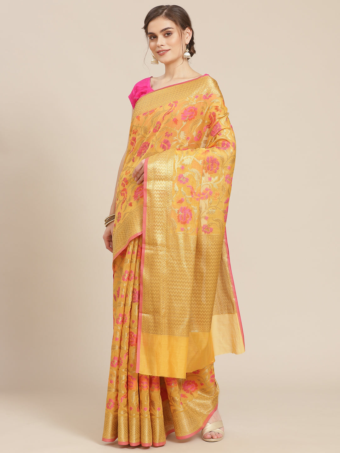 Woven Cotton Saree