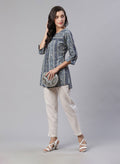 Printed Cotton Short Kurti