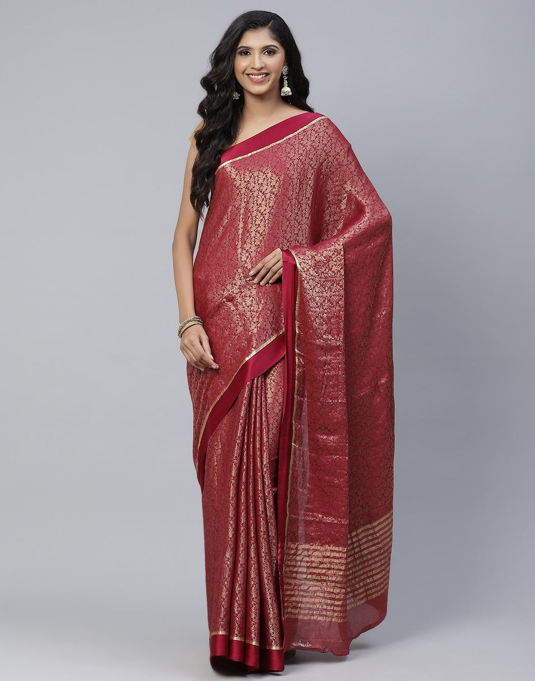 Zari Jaal Georgette Saree
