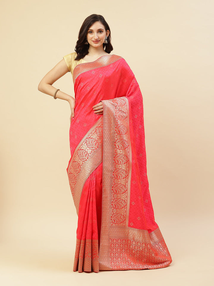 Jamawar Banarasi Art Handloom Saree