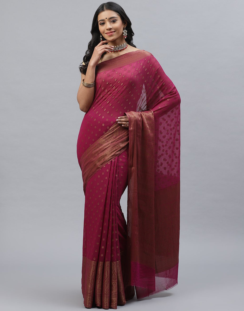 Art Chiffon Saree