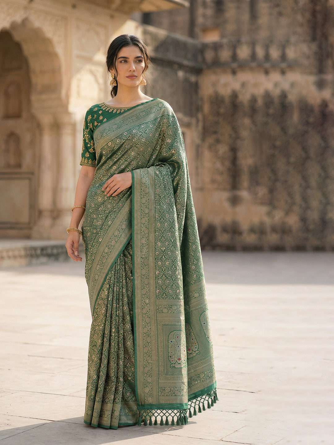 Woven Design Art Silk Saree