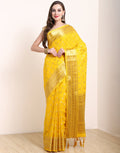 Yellow Art Handloom Saree