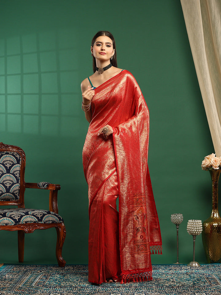 Woven Design Art Silk Saree