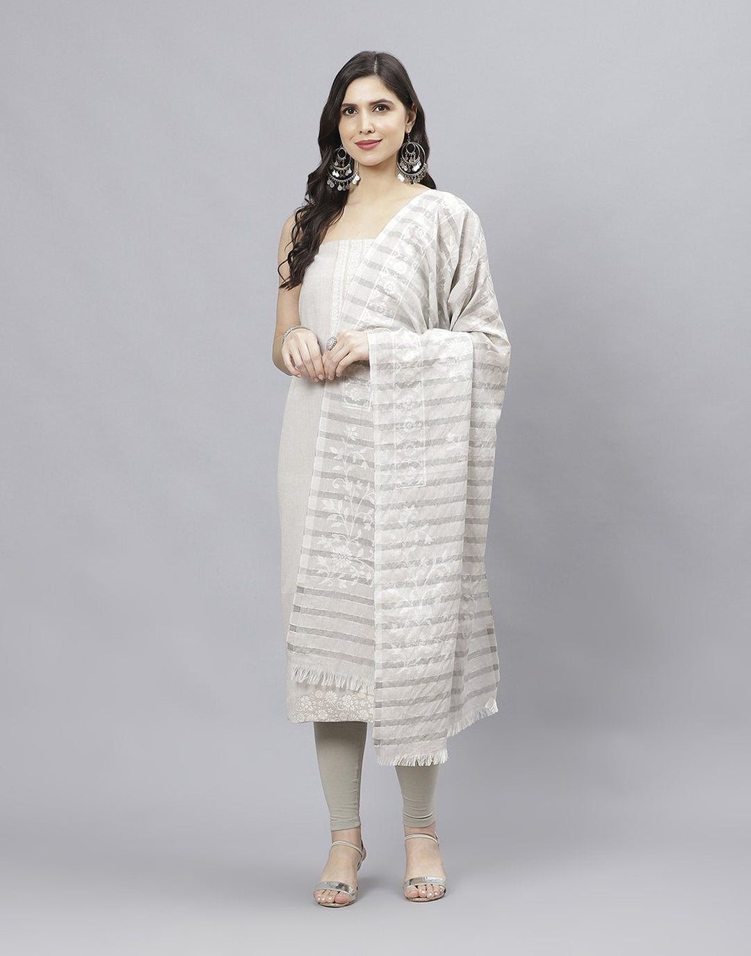 Cotton Embroidered Suit piece