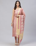 Printed Chanderi Suit Piece