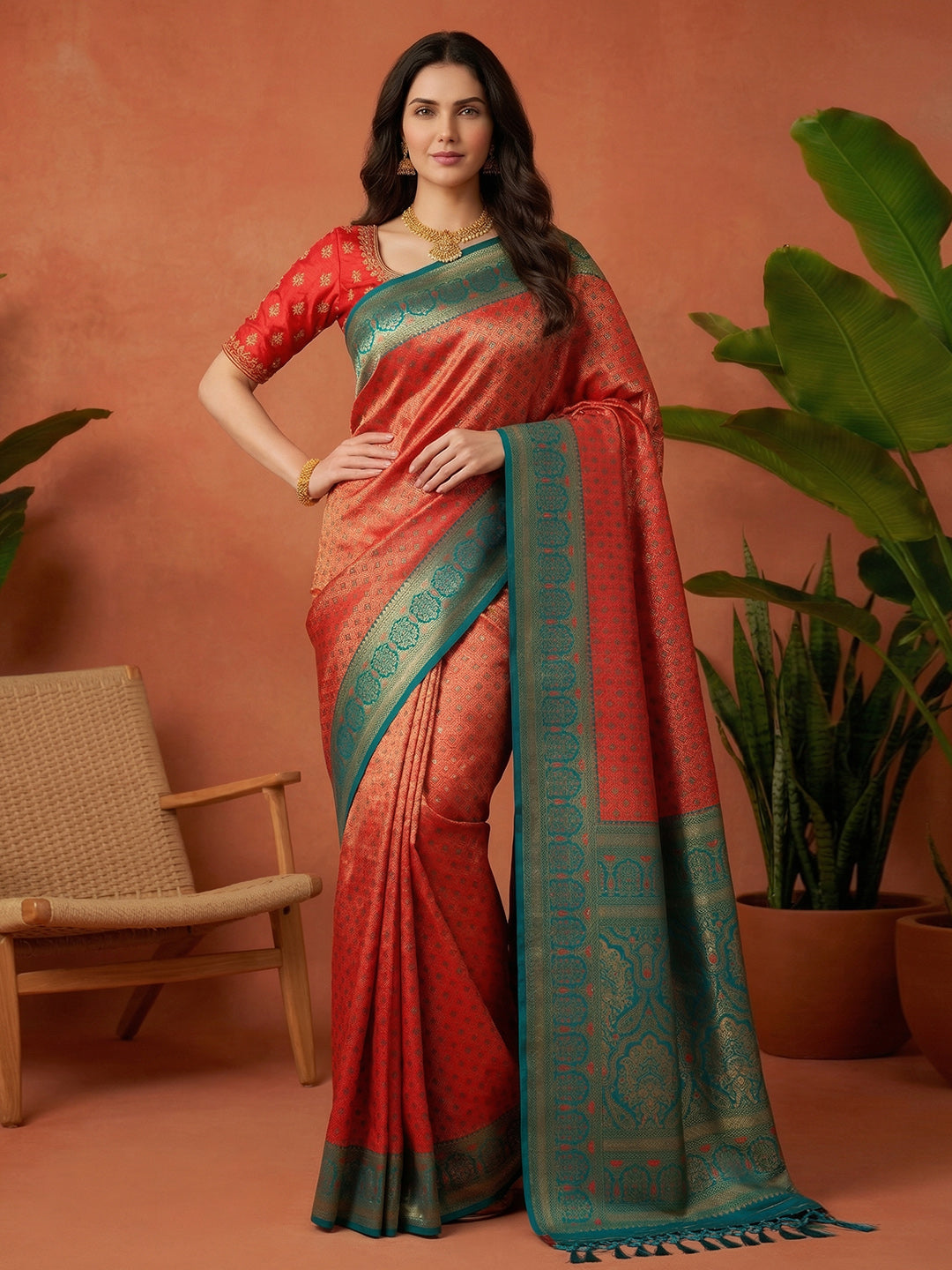 Woven Design Art Silk Saree