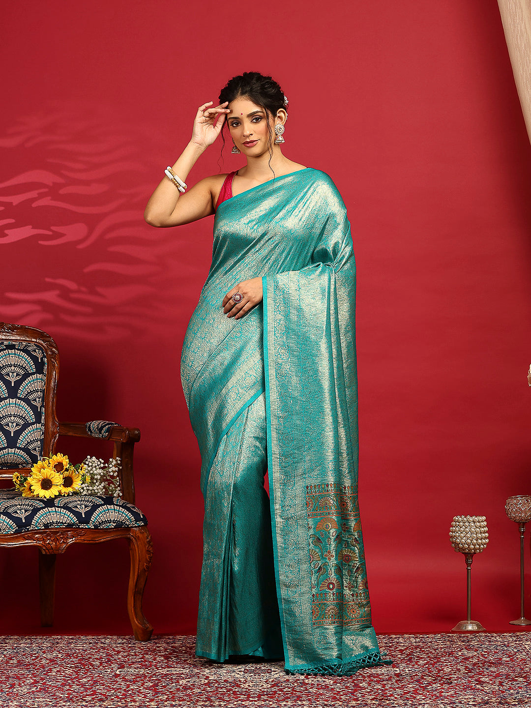 Woven Design Art Silk Saree