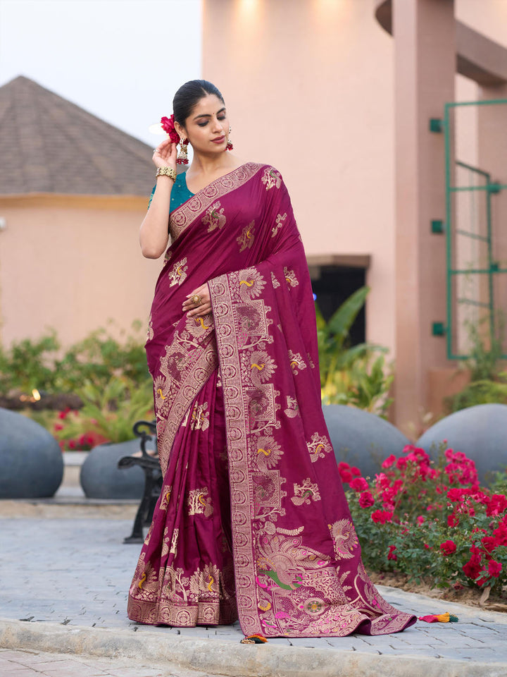 Woven Design Dola Silk Saree