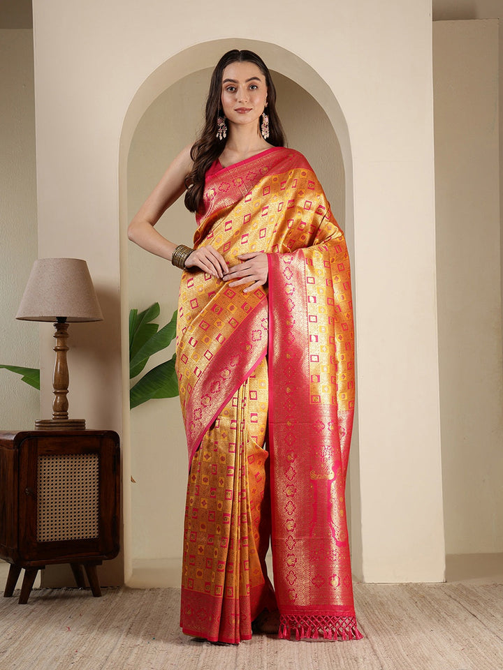 Woven Design Art Silk Saree