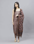 Chanderi Embroidered Suit piece