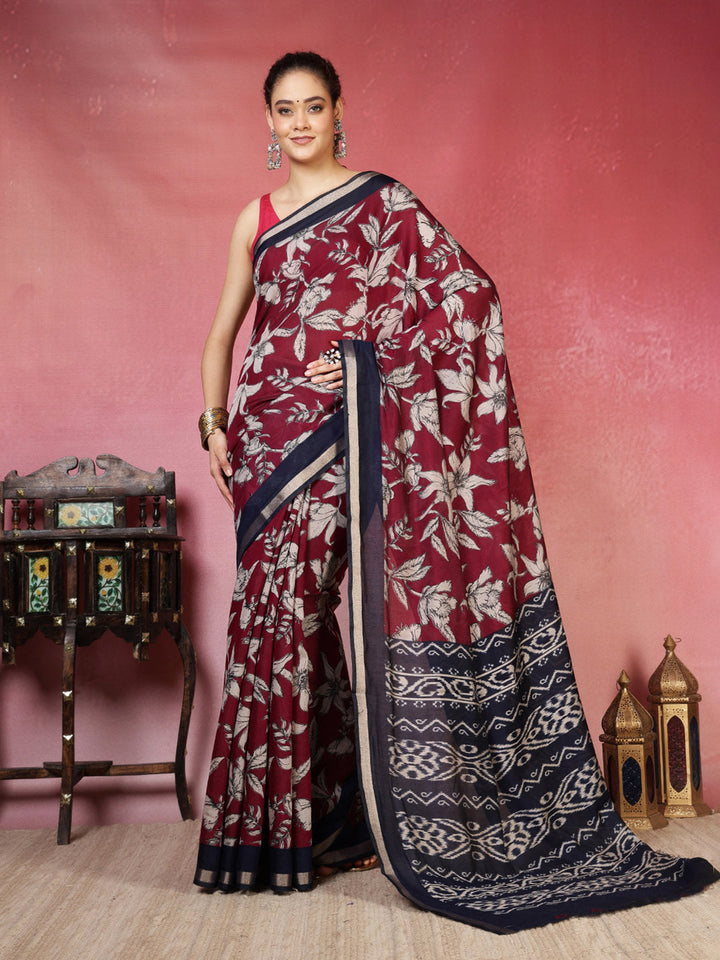 Plain Art Silk Saree