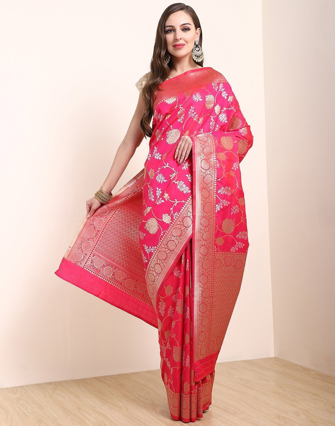 Rani Banarasi Art Handloom Saree