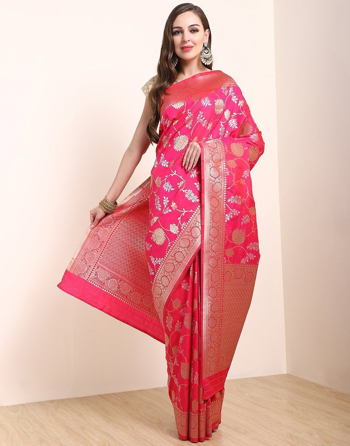 Rani Banarasi Art Handloom Saree