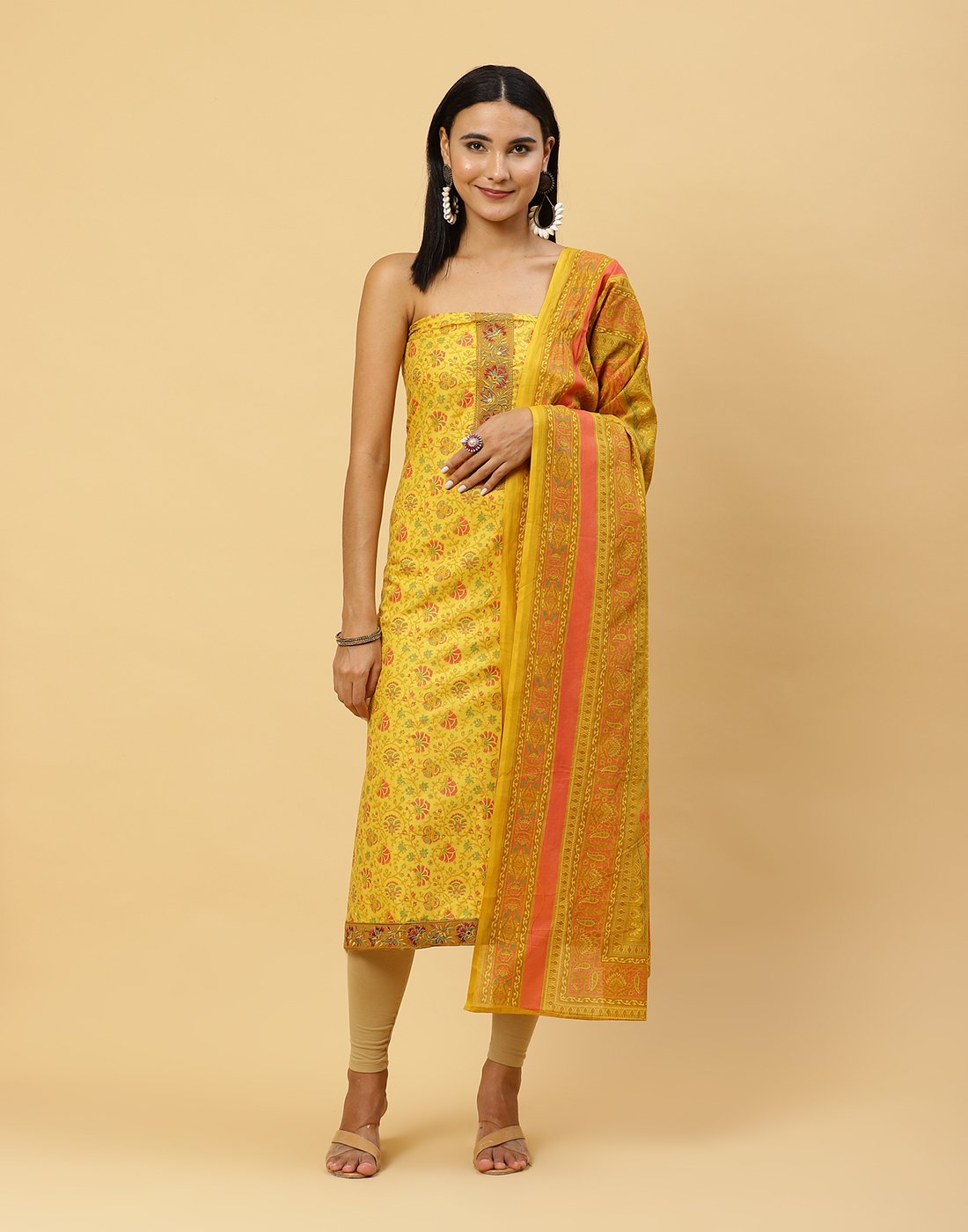 Printed Cotton Suit Piece