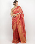 Pink Art Handloom Saree