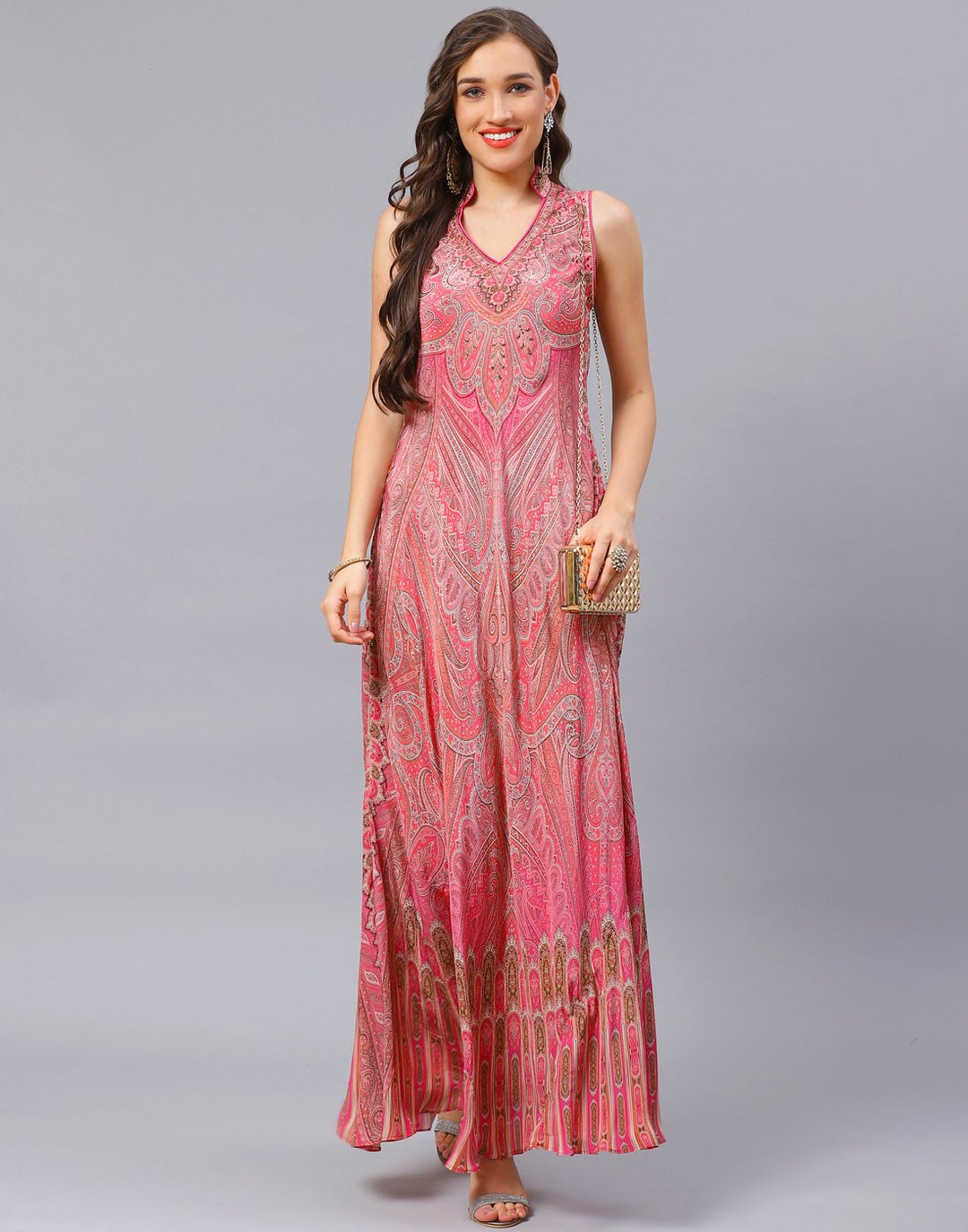 Blue and Pink Dress
