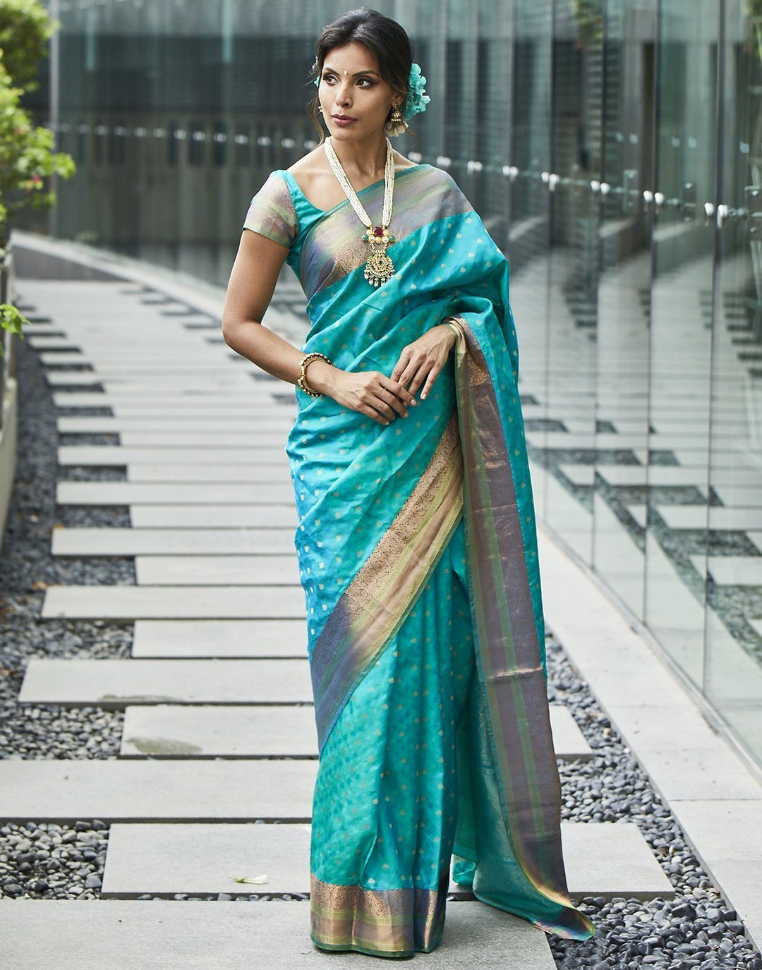 MBZ Meena Bazaar-Woven Handloom Saree