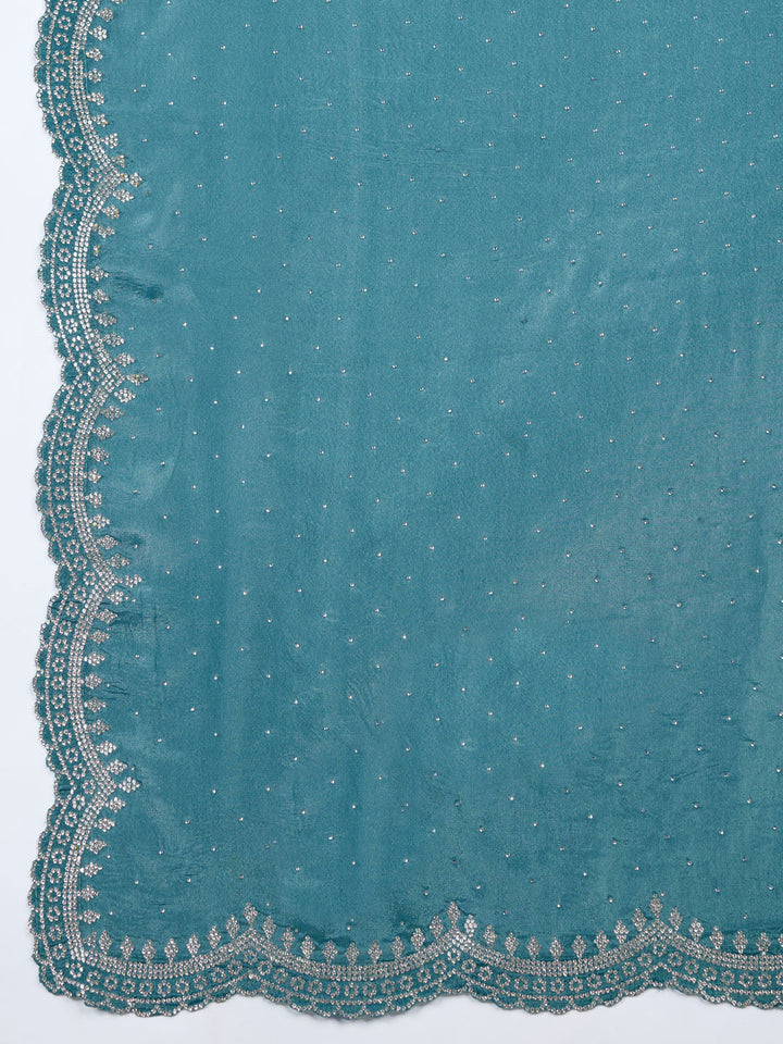 Embroidered Georgette Saree