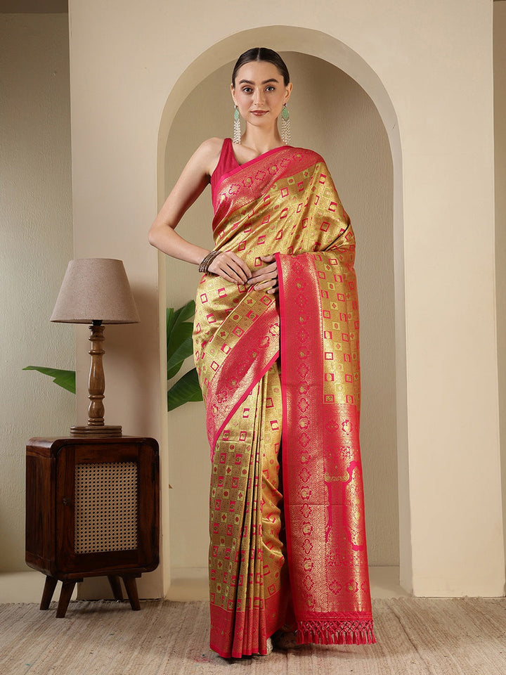 Woven Design Art Silk Saree