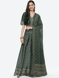 Printed Choli With Lehenga & Net Dupatta