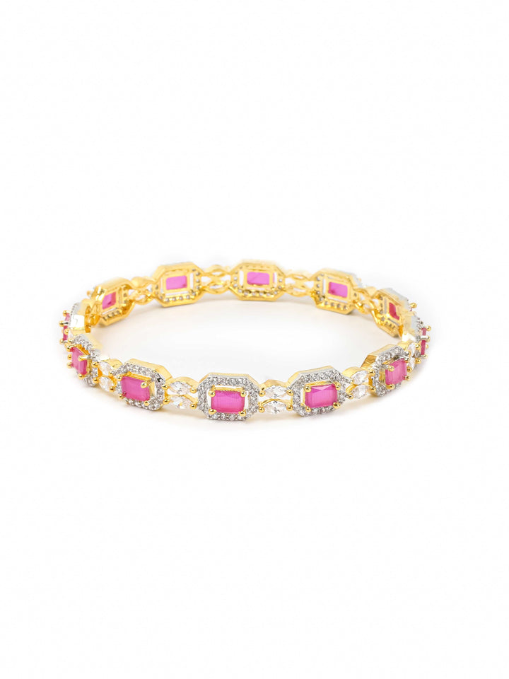 Gold &amp; Silver AD Bangles Set