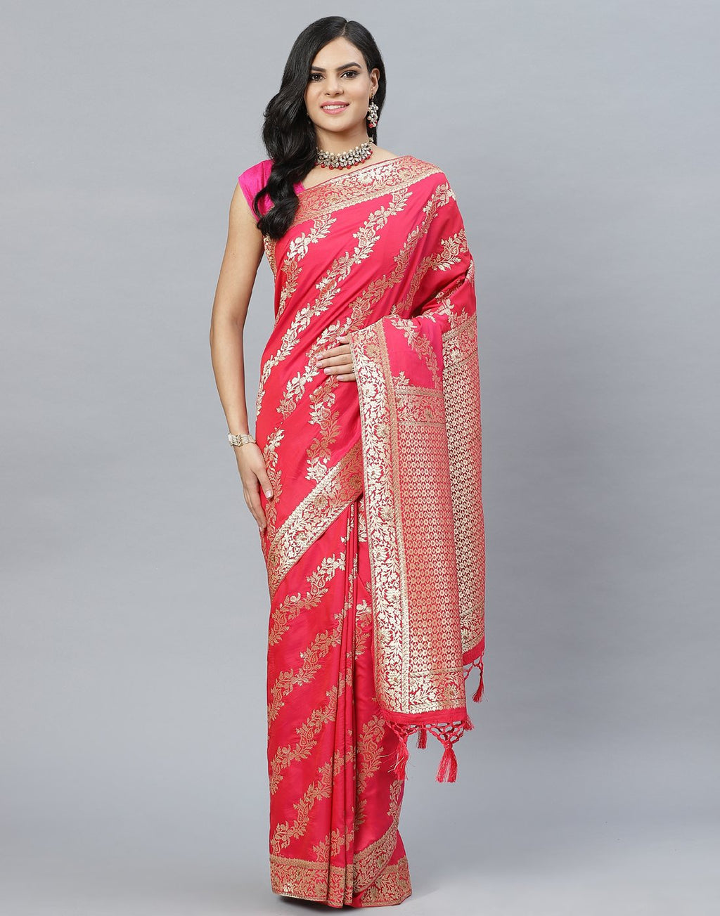 Banarasi Woven Embroidery Saree