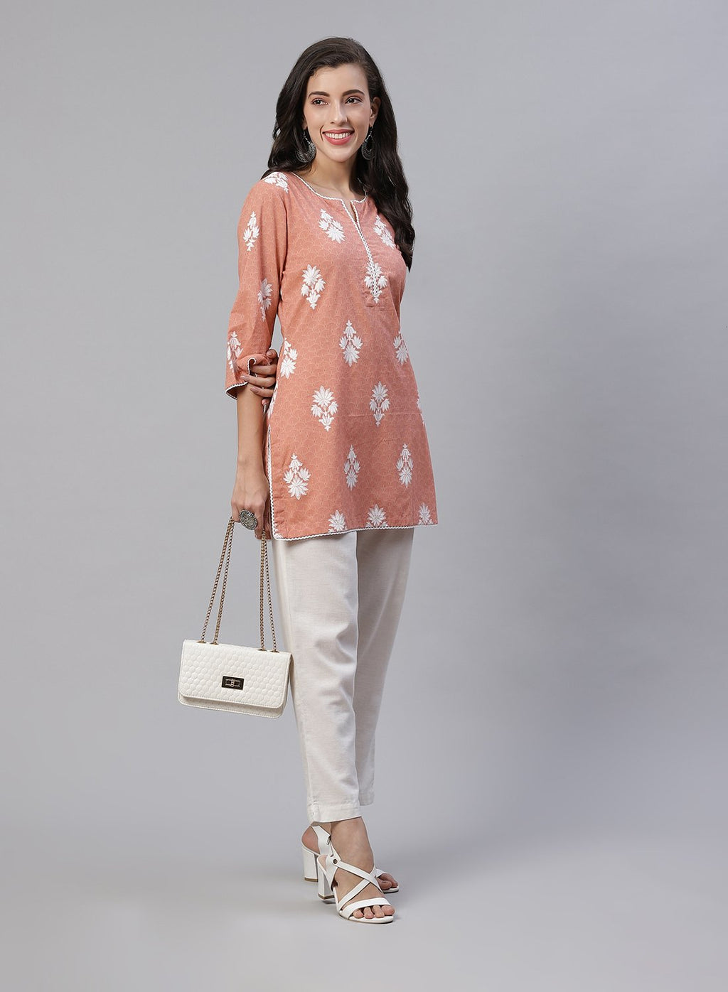 Cotton Printed Short Kurti